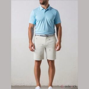 Vineyard Vines 9 Inch Lacrosse Embroidered Breaker Shorts